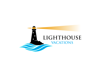 Lighthouse Vacations logo design by torresace