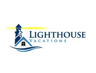 Lighthouse Vacations logo design by J0s3Ph