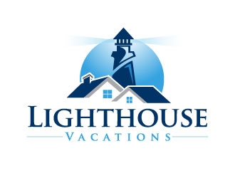 Lighthouse Vacations logo design by J0s3Ph
