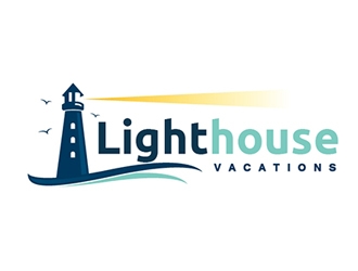 Lighthouse Vacations logo design by pipp