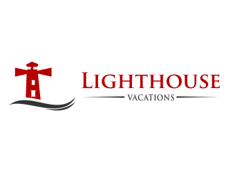 Lighthouse Vacations logo design by meliodas