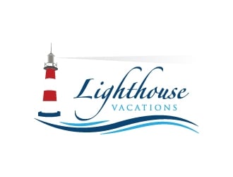 Lighthouse Vacations logo design by zakdesign700