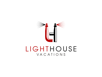 Lighthouse Vacations logo design by Landung