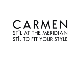 Carmen Stīl At The Meridian logo design by yeve