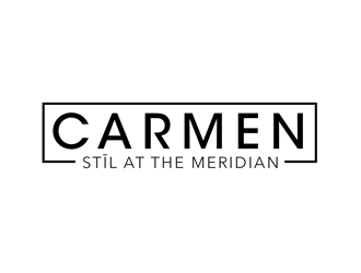Carmen Stīl At The Meridian logo design by kunejo