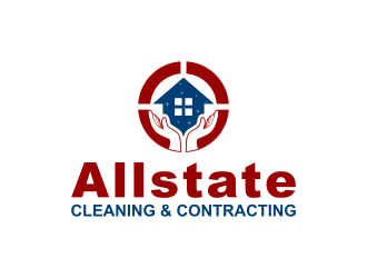 Allstate Cleaning & Contracting logo design by pakNton
