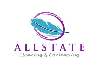 Allstate Cleaning & Contracting logo design by Muhammad_Abbas