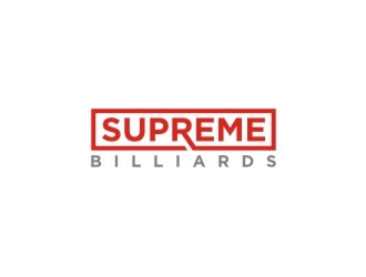 Supreme Billiards logo design by case