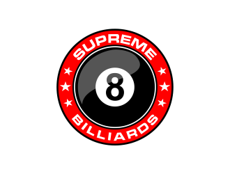 Supreme Billiards logo design by evdesign