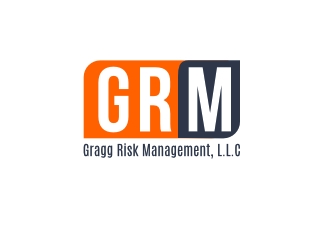 Gragg Risk Management, L.L.C. using the acronym GRM. logo design by intellogo