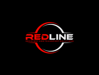 Redline recovery and transport solutions logo design by johana