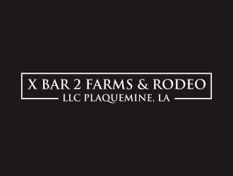 X Bar 2 Farms & Rodeo, LLC   Plaquemine, LA logo design by arturo_