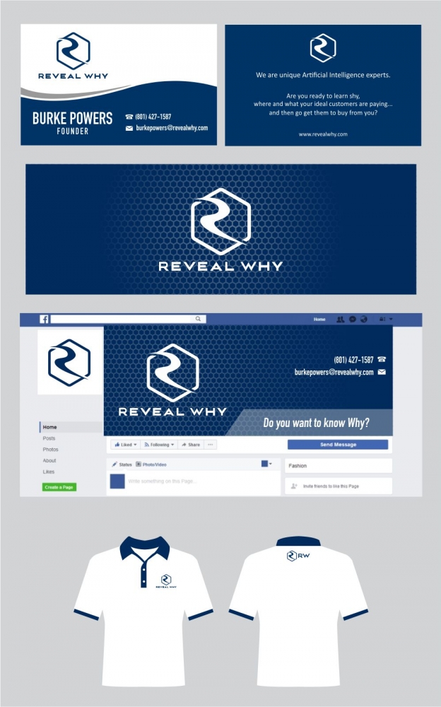 Reveal Why, LLC logo design by Girly