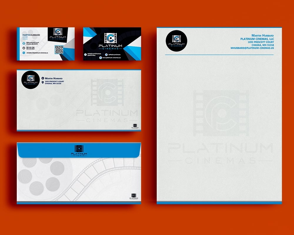 Platinum Cinemas logo design by MastersDesigns