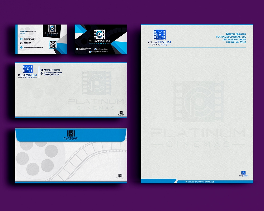 Platinum Cinemas logo design by MastersDesigns
