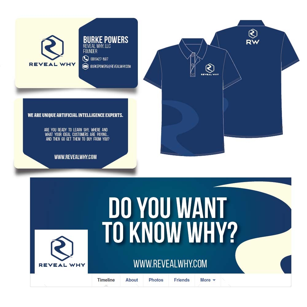 Reveal Why, LLC logo design by justine