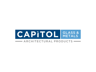 Capitol Glass & Metals logo design by salis17