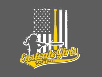 Eastvale Girls Softball logo design by jaize