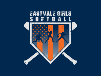 Eastvale Girls Softball logo design by Kruger