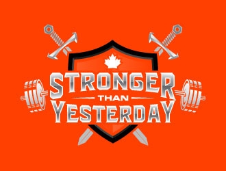 Stronger Than Yesterday logo design by daywalker