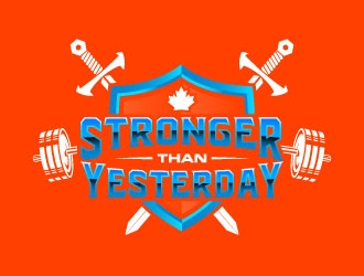 Stronger Than Yesterday logo design by daywalker