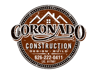 Coronado Construction logo design by Dakon