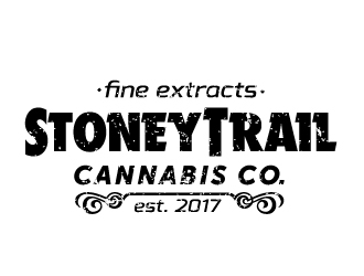 Stoney Trail Cannabis Co. logo design by Radovan