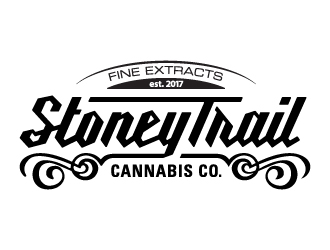Stoney Trail Cannabis Co. logo design by Radovan