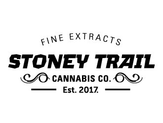 Stoney Trail Cannabis Co. logo design by Radovan