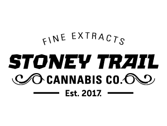 Stoney Trail Cannabis Co. logo design by Radovan