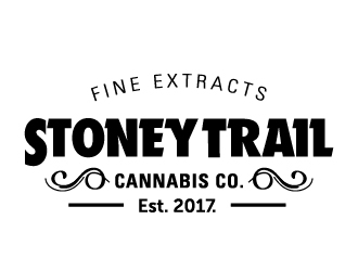 Stoney Trail Cannabis Co. logo design by Radovan