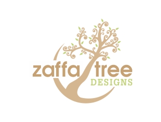 Zaffa Tree Designs logo design by rokenrol