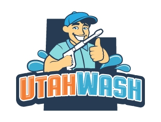 UtahWash logo design by jaize