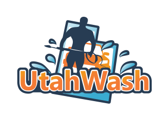 UtahWash logo design by BeDesign