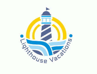 Lighthouse Vacations logo design by nehel