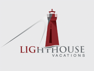 Lighthouse Vacations logo design by nehel