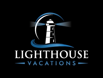 Lighthouse Vacations logo design by akilis13