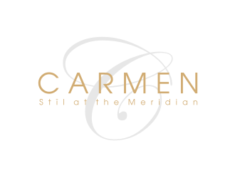 Carmen Stīl At The Meridian logo design by Landung