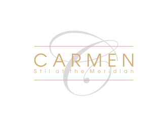 Carmen Stīl At The Meridian logo design by Landung