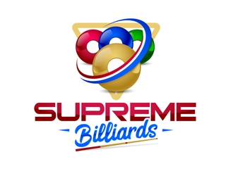 Supreme Billiards logo design by DreamLogoDesign