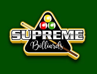 Supreme Billiards logo design by DreamLogoDesign