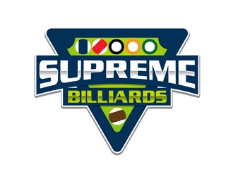 Supreme Billiards logo design by DreamLogoDesign