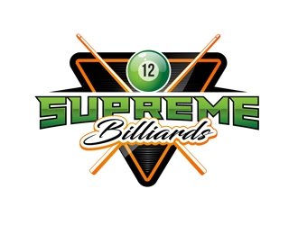 Supreme Billiards logo design by DreamLogoDesign