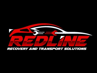 Redline recovery and transport solutions logo design by ElonStark
