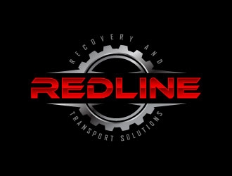 Redline recovery and transport solutions logo design by daywalker