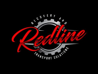 Redline recovery and transport solutions logo design by daywalker