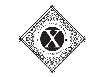 X Bar 2 Farms & Rodeo, LLC   Plaquemine, LA logo design by mob1900