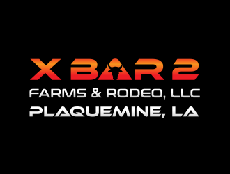 X Bar 2 Farms & Rodeo, LLC   Plaquemine, LA logo design by justsai