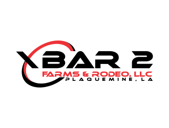 X Bar 2 Farms & Rodeo, LLC   Plaquemine, LA logo design by cahyobragas