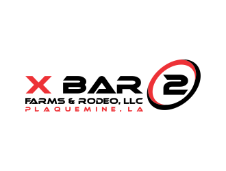 X Bar 2 Farms & Rodeo, LLC   Plaquemine, LA logo design by cahyobragas